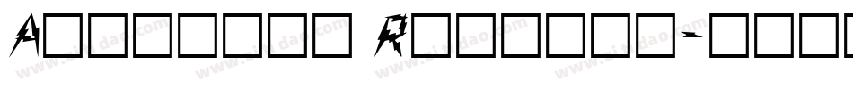 Aarcover Regular字体转换